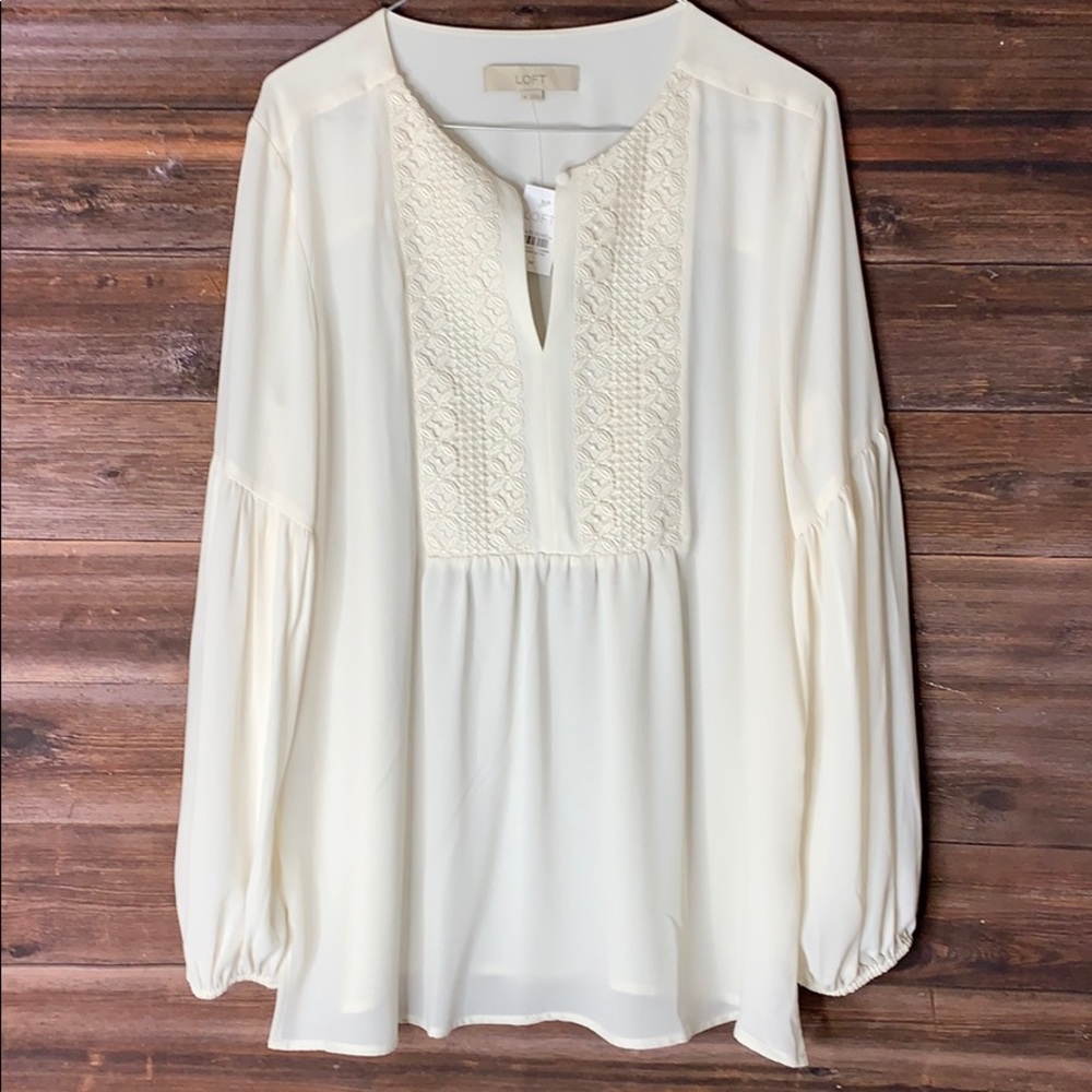NWT Loft Long Sleeve Blouse